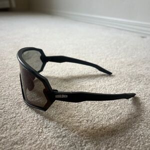 Photochromic sports glasses + prescription glasses frame included